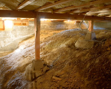 Crawlspace dirt