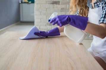 wiping surface