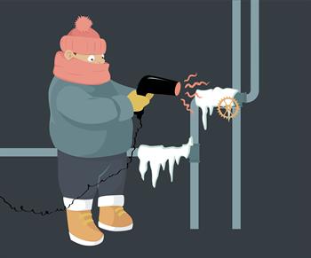 freezing pipes