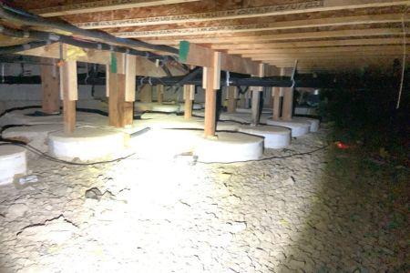 crawl space under home