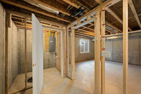 unfinished basement with open walls