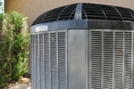 HVAC system outside of a home
