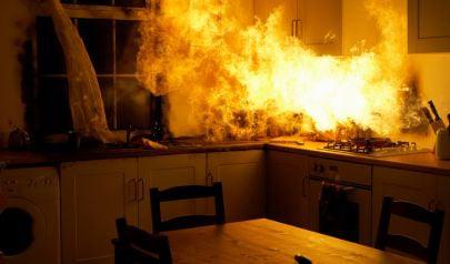 Kitchen Fire? We are a Professional Fire Damage Restoration Service in Bellevue