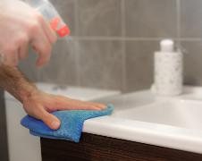 Bathroom Bleach Cleaning SM