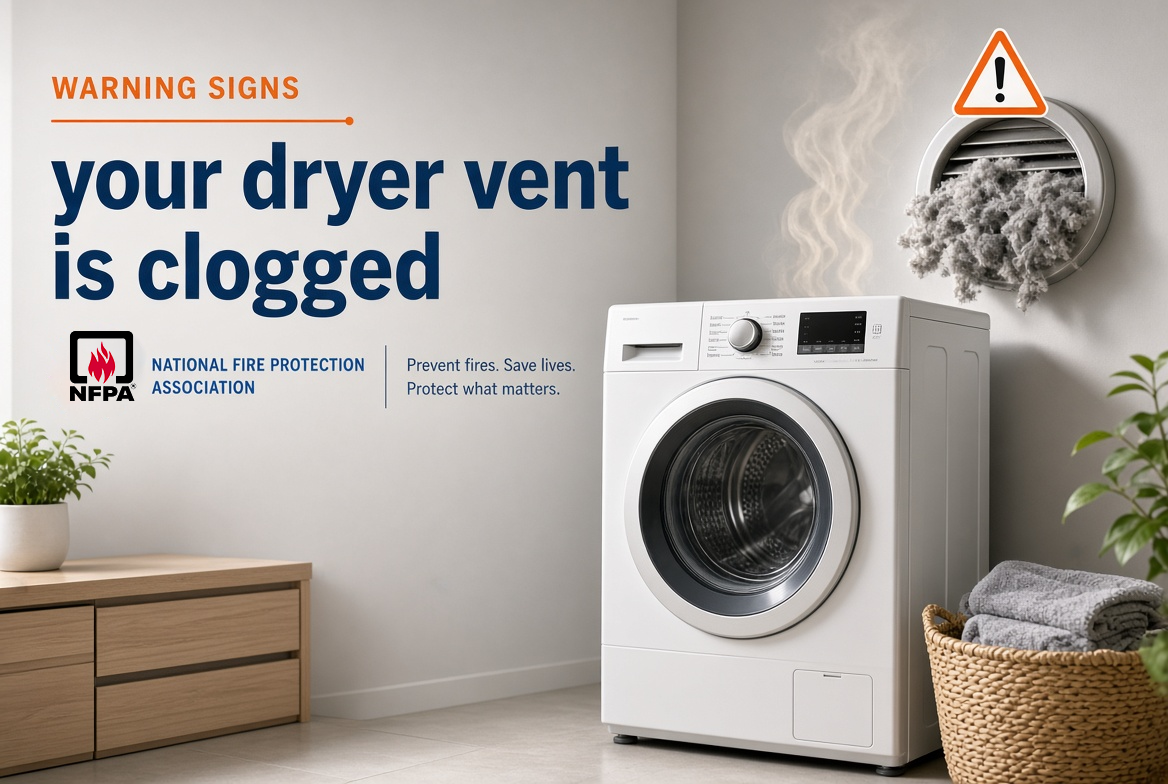 Dryer Vent Cleaning: Signs of a Clogged Vent and Why It's a Fire Risk