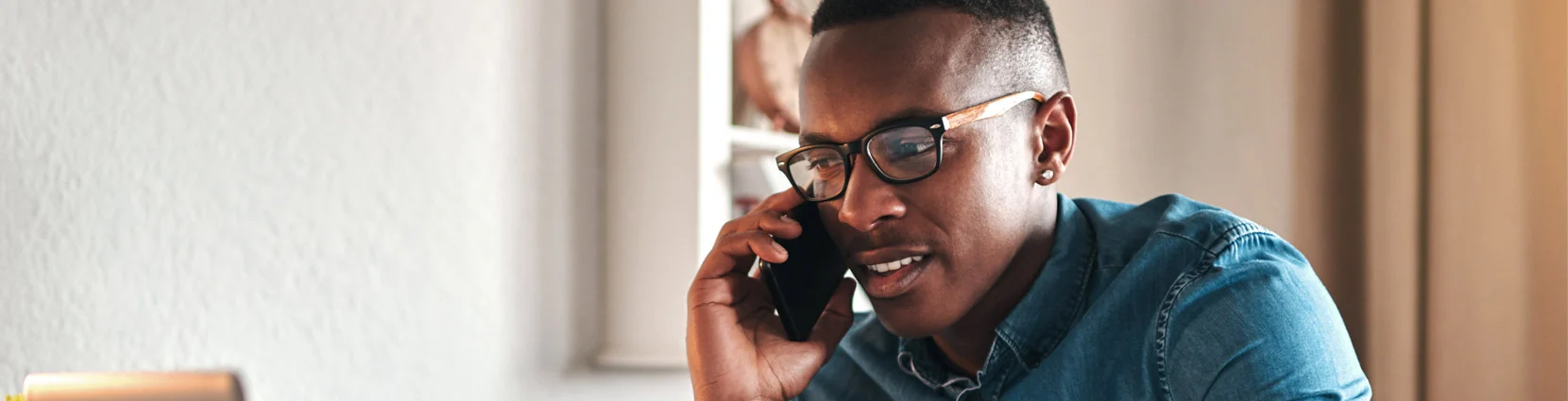 Person on the phone