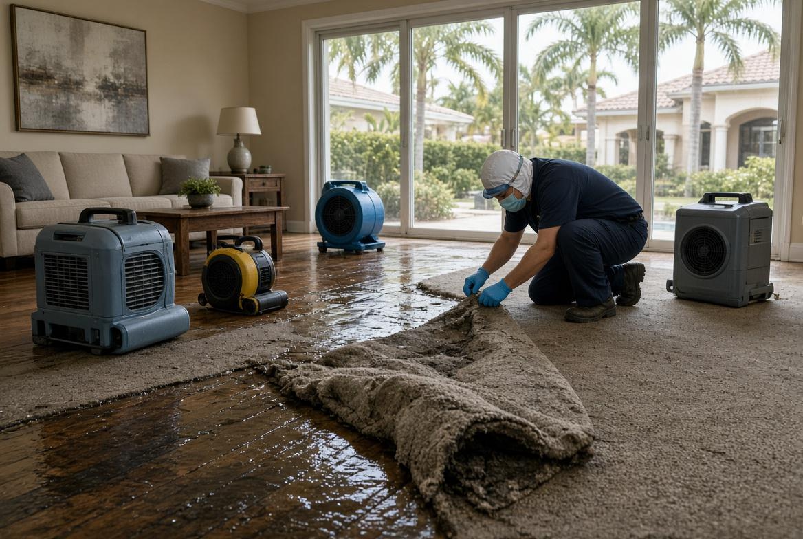 How much does water damage restoration cost in South Florida?