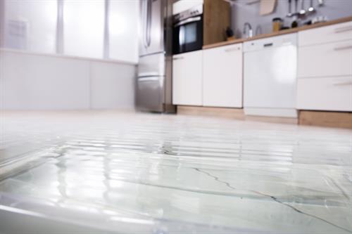 Kitchen Water Damage