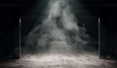Gas entering a dark room