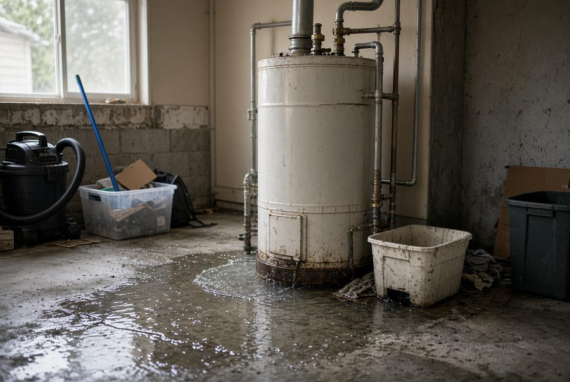 Water heater failure: the leak that floods a home without warning