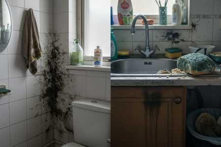 Why bathrooms and kitchens attract mold faster than other rooms