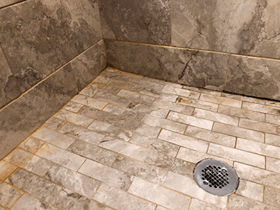 Mold removal in bathroom