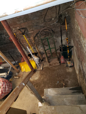 Basement stairs