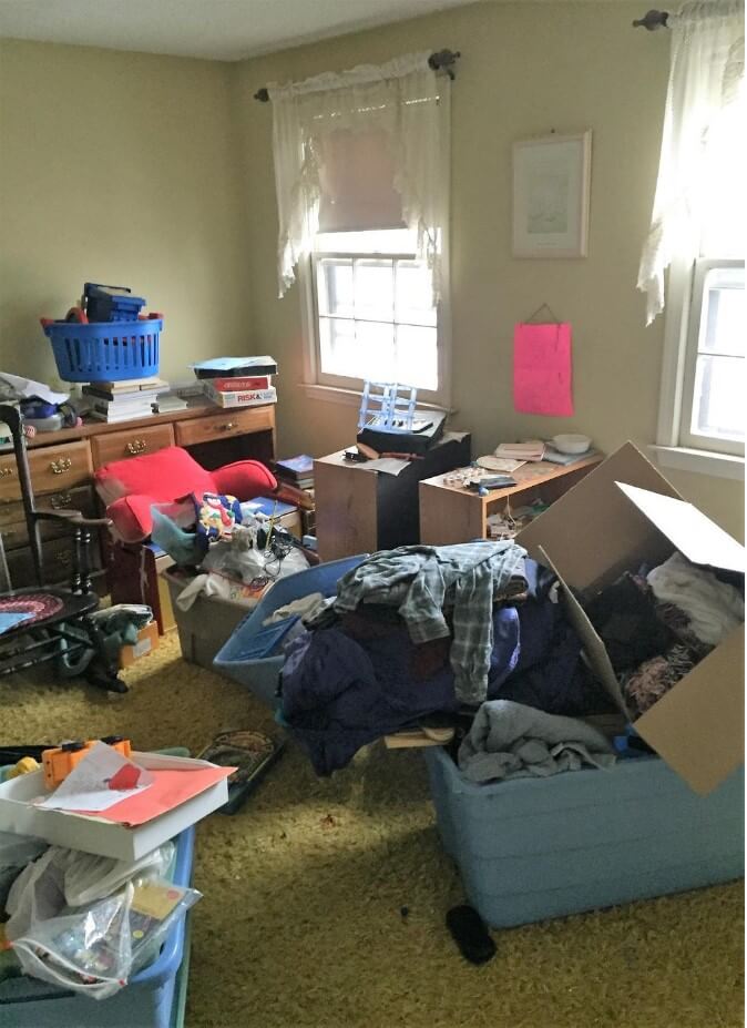 Water damage to interior