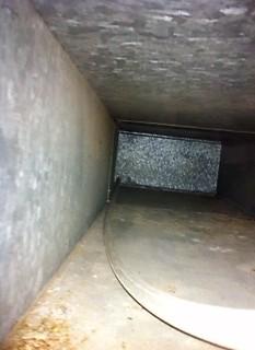 Duct after cleaning mold
