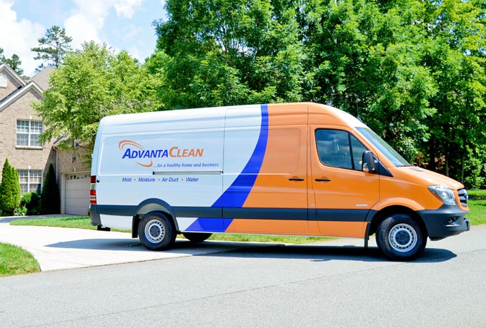 water damage restoration truck Marietta, GA