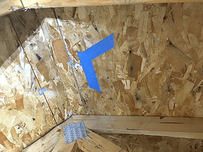 Mold in attic after cleaning