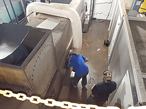 Oven cleaning