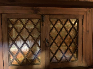 After cleaning mold on windows