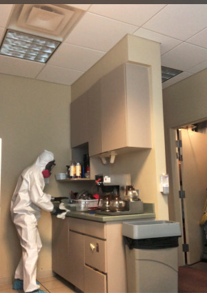 Covid-19 Sanitization in kitchen