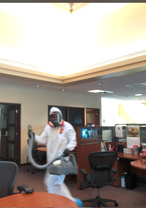 Covid-19 Sanitization in commercial building