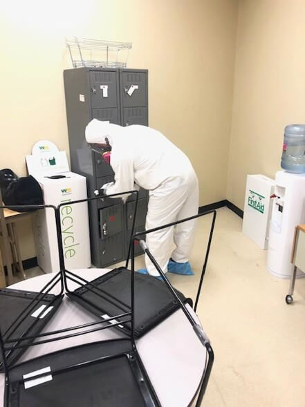 Sanitizing bank