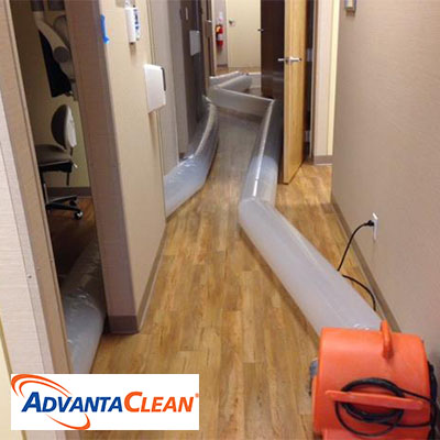 Water removal in dentist office
