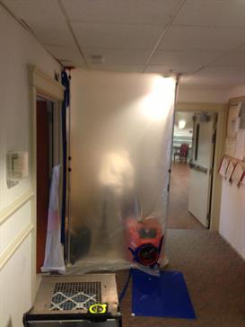 Environmental remediation in hospital