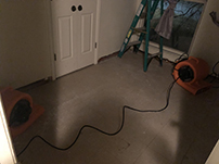 Drying water leakage