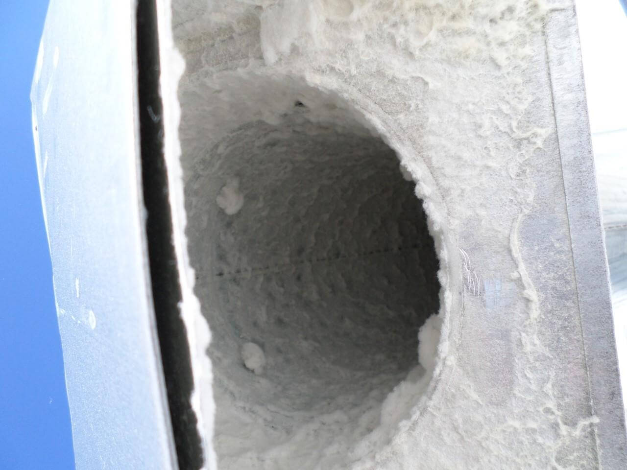 Dirty dryer vents