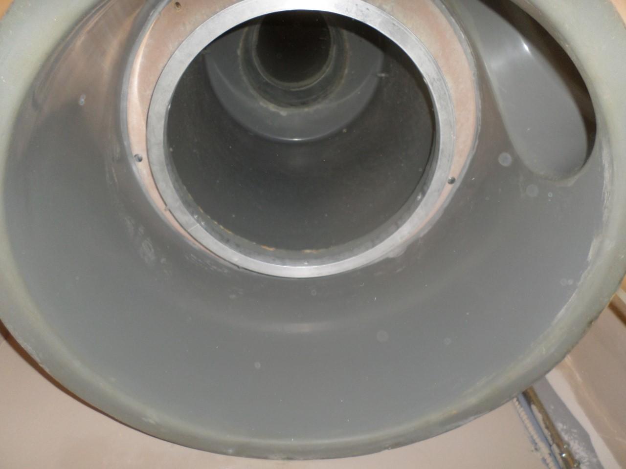 After cleaning dirt on dryer vents