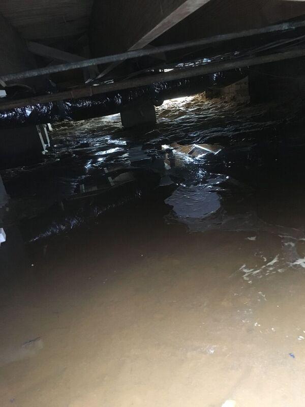 Standing water in basement