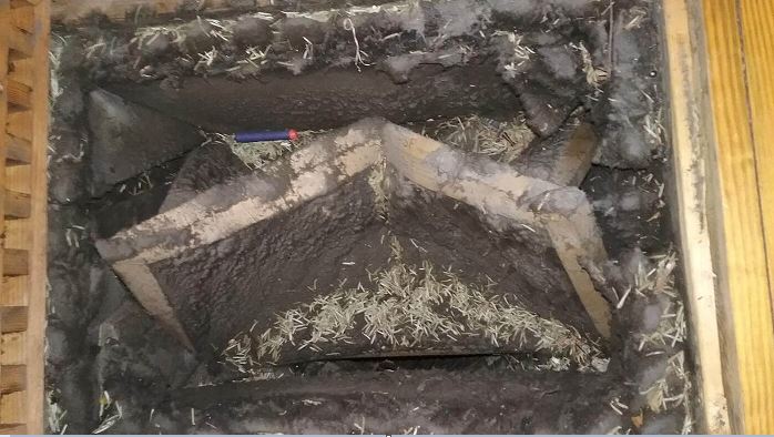 Dirty HVAC air ducts